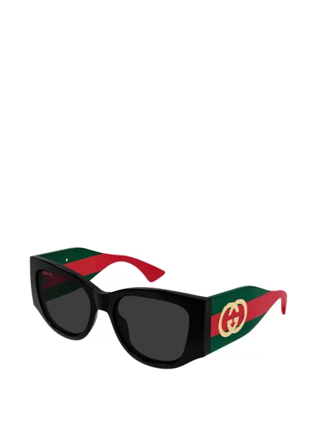 Ριγέ γυαλιά ηλίου Gucci Eyewear μαύρο
