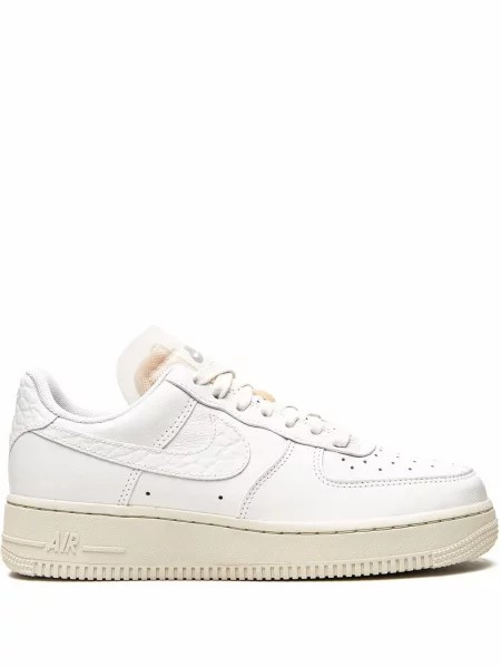 Sneakerși Nike Air Force 1 cu perle alb