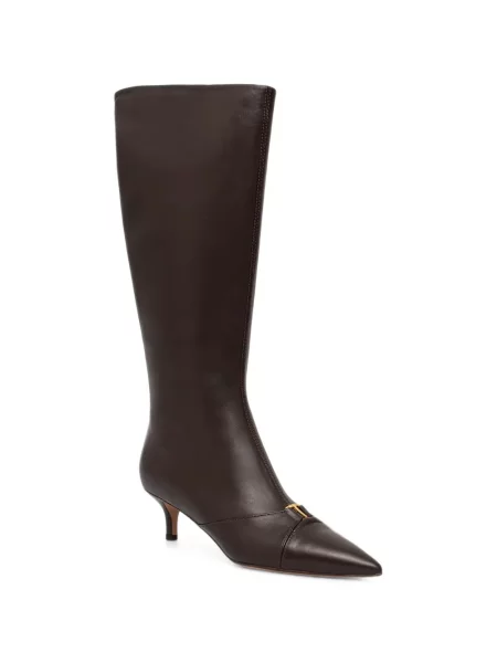 Botine Twinset cu autograf maro