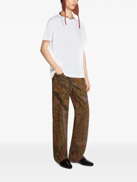 Tricou Dries Van Noten alb