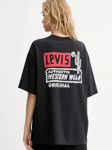 Тениска Levi's дамска черно