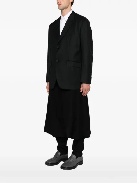 Яке Comme Des Garçons Homme с ревер черно