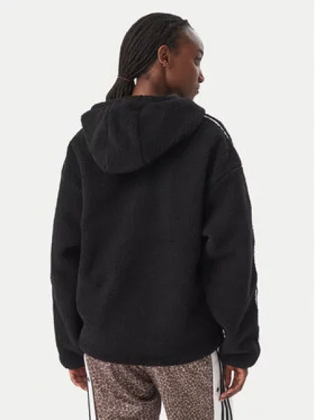 Fleece dzseki Adidas fekete