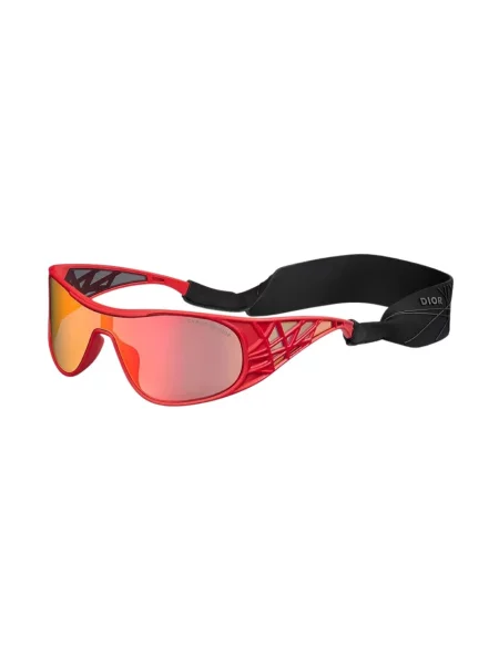 Okulary przeciwsłoneczne Dior czerwone