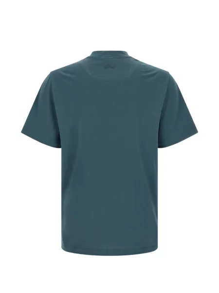 Tricou Brioni cu broderie albastru