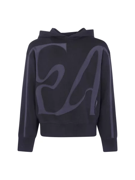 Bluza z kapturem Emporio Armani z kapturem czarna
