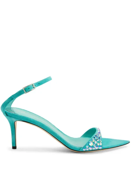 Sandale Giuseppe Zanotti de cristal albastru