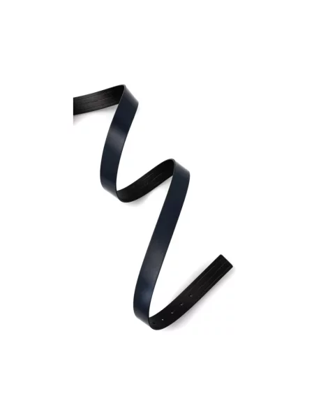 Pasek Emporio Armani skórzany czarny