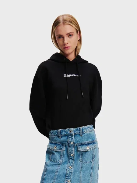 Худі Karl Lagerfeld Jeans чорний
