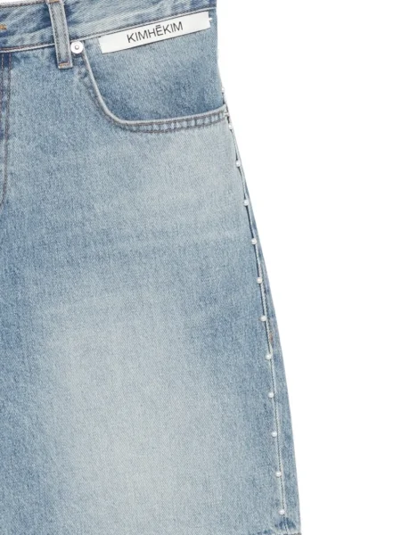 Kratke traper hlače Kimhekim sa perlicama plava