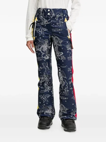 Jeździć na nartach spodnie dresowe Rossignol niebieskie