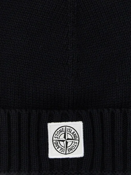 Czapka dziecięca Stone Island czarna