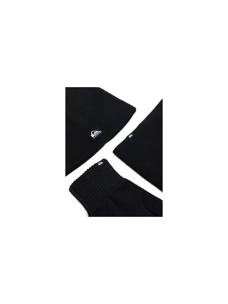 Set kapa okrugli šal i rukavice Quiksilver Tamnoplava