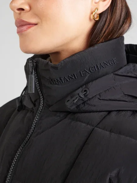 Armani Exchange Zimska jakna crna