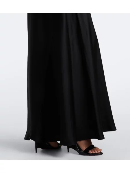 Rochie Max Mara din satin eleganta negru