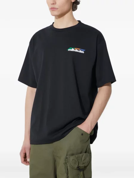 Tricou Manastash cu imagine negru