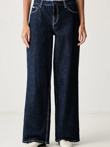 Guess Jeans blugi wide leg pentru femei