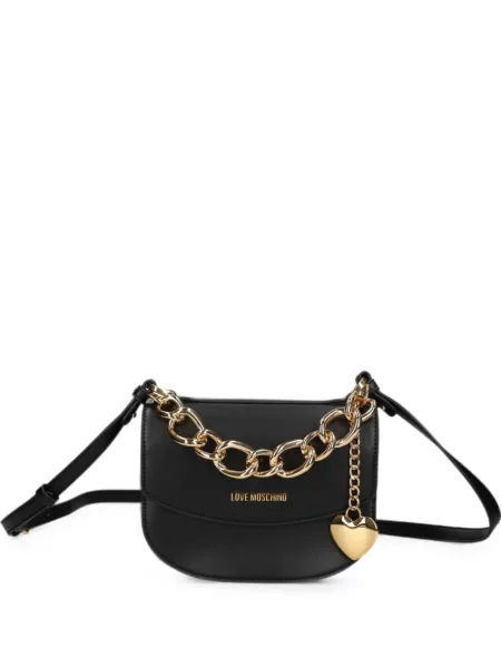 Body Love Moschino cu motiv cu inimi negru