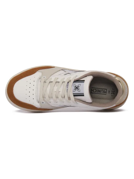 Pantofi Munich alb