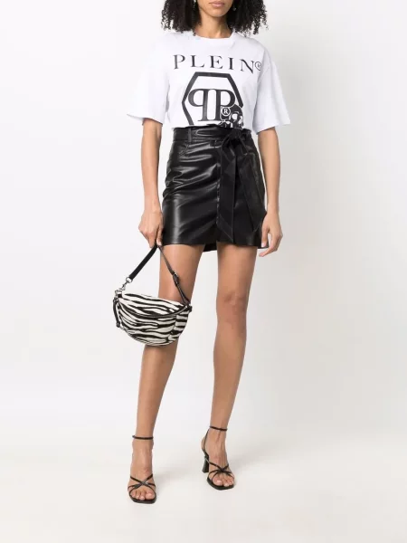 Tričko Philipp Plein s potiskem bílé