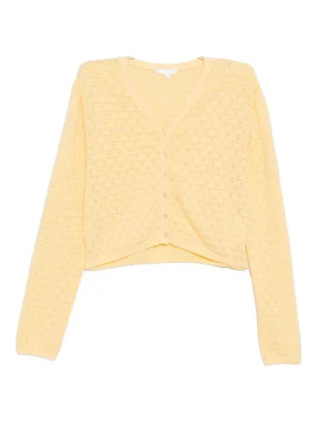 Cardigan To B. By Agnès B. cu dungi galben