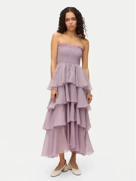 Vero Moda Cocktail obleka Delilah Svetlo vijolična