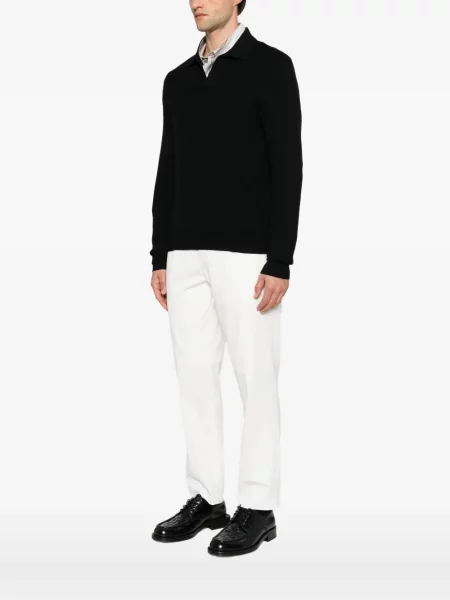 Tricou polo Tagliatore de lână negru