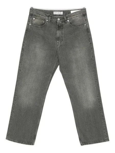 Keprové džíny Our Legacy šedé