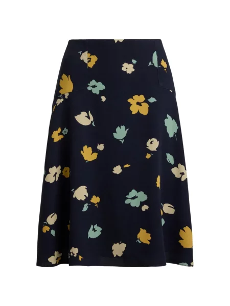 Kožne čarape Polo Ralph Lauren s cvjetnim printom lepršave bijela