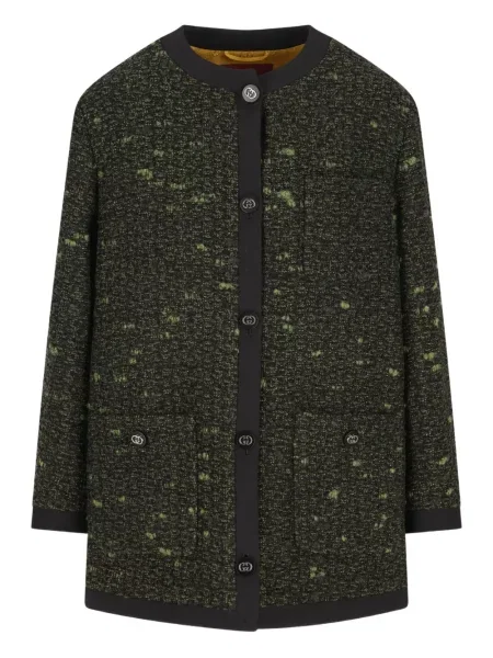 Bouclé geacă Gucci verde