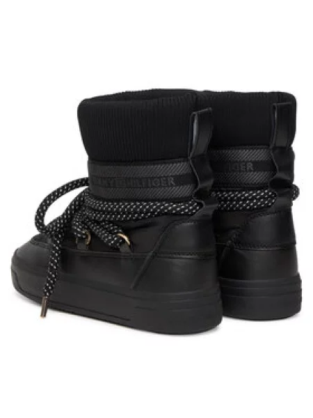 Čizme za snijeg Tommy Hilfiger Snow Boot Water Repellent crna