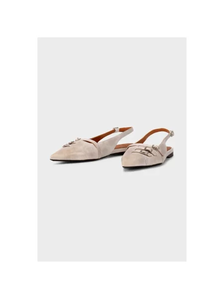 Balerinki Vagabond Shoemakers skórzane beżowe