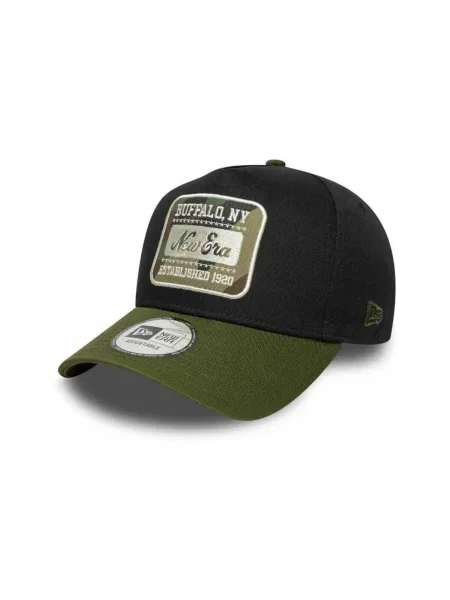 Capac New Era Camo Patch Black E-Frame Adjustable Cap Black/ Rifle Green Universal negru
