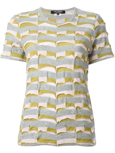 Tricou Junya Watanabe cu dungi roz