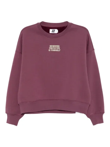 Bluza Izzue z nadrukiem fioletowa
