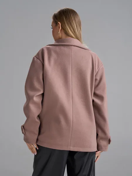 Пальто ISSA Plus кашемір бежевий