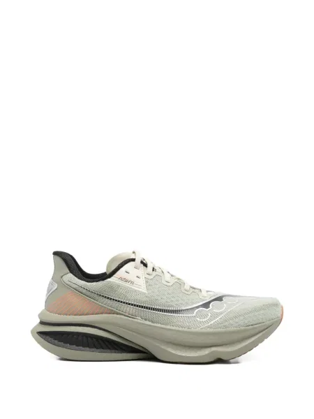 Sneakerși Saucony cu șireturi din dantelă verde