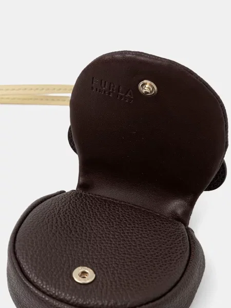 Furla obesek za ključe usnjeni rjava