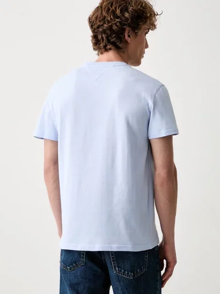 Tommy Jeans T-shirt oversize niebieska