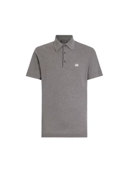 Koszulka polo Dolce And Gabbana szara
