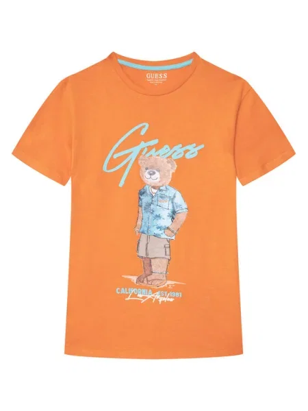 Guess Tricou portocaliu