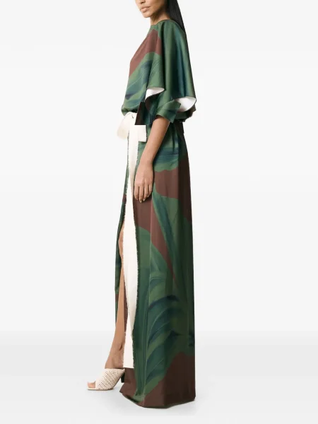 Rochie maxi V:pm Atelier cu imagine verde