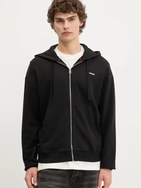 HUGO Hanorac Dapozip' negru