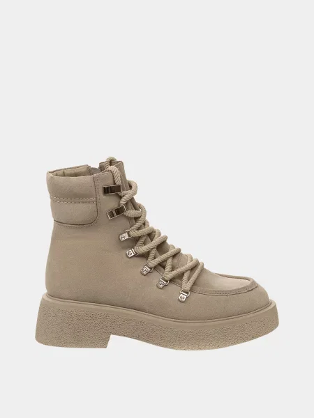 Замшевые ботинки Keddo бежевые