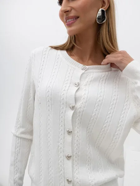 Kardigan Italy Moda bijela