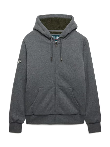 Superdry & Co Mikina tmavě šedá