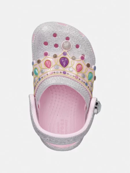 Crocs шльопанці із закритими пальцями дитячі CLASSIC IAM PRINCESS CLOG T