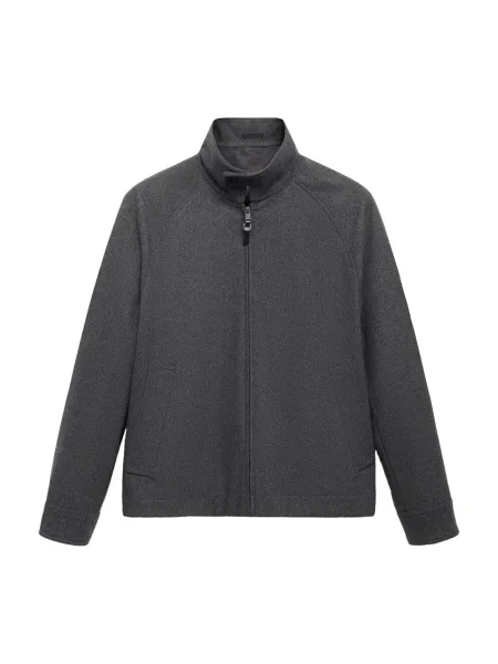 MANGO MAN Geacă de primăvară-toamnă SERGY închis gri