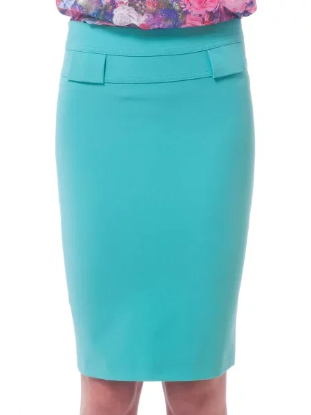 Юбка мини Ladylike бирюзовый