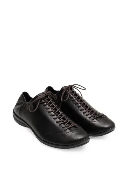 Sneakerși Amomento cu șireturi din dantelă negru